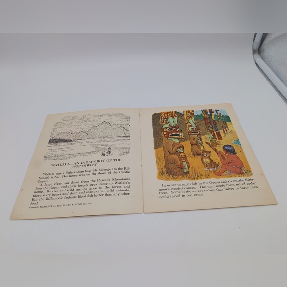 Watlala An Indian Of The Northwest Book 1935 Rear Cover Damage - Picture 2 of 3